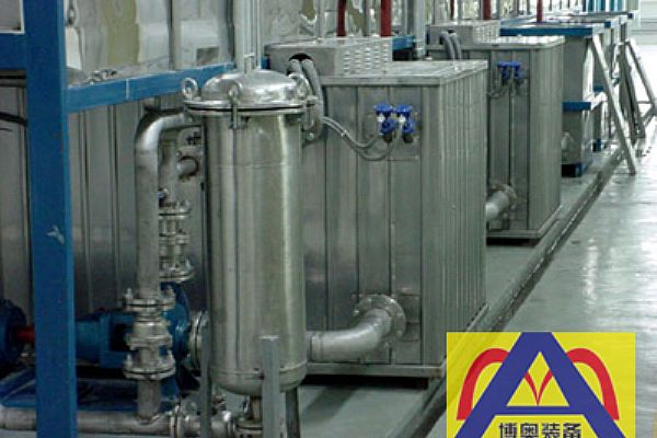 Pretreatment equipment tank system